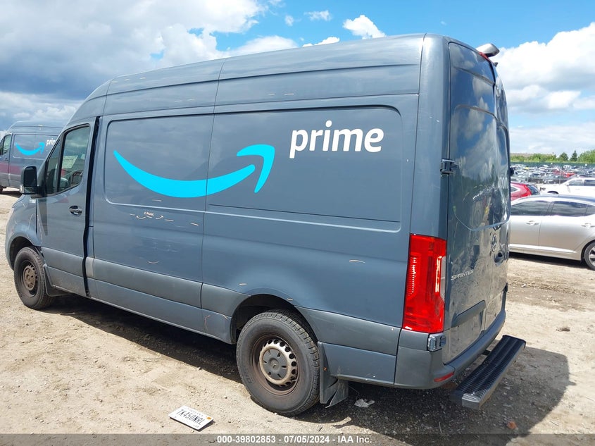 2019 Mercedes-Benz Sprinter 2500 High Roof V6/Standard Roof V6 VIN: WD4PF0CD2KP100970 Lot: 39802853