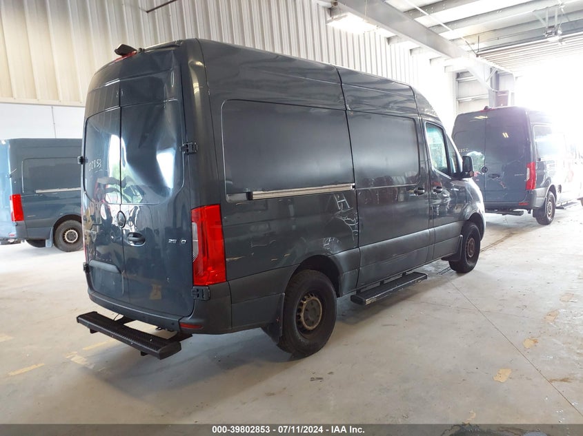 VIN WD4PF0CD2KP100970 2019 MERCEDES-BENZ SPRINTER 2500 HIGH ROOF V6/STANDARD ROOF V6