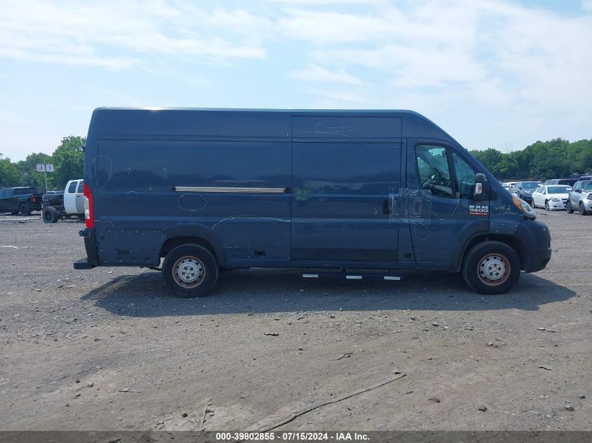 2019 Ram Promaster 3500 Cargo Van High Roof 159 Wb Ext VIN: 3C6URVJGXKE548590 Lot: 39802855