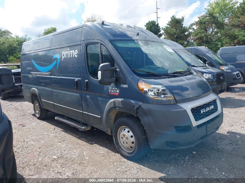 2019 Ram Promaster 3500 Cargo Van High Roof 159 Wb Ext VIN: 3C6URVJG4KE544115 Lot: 39802860