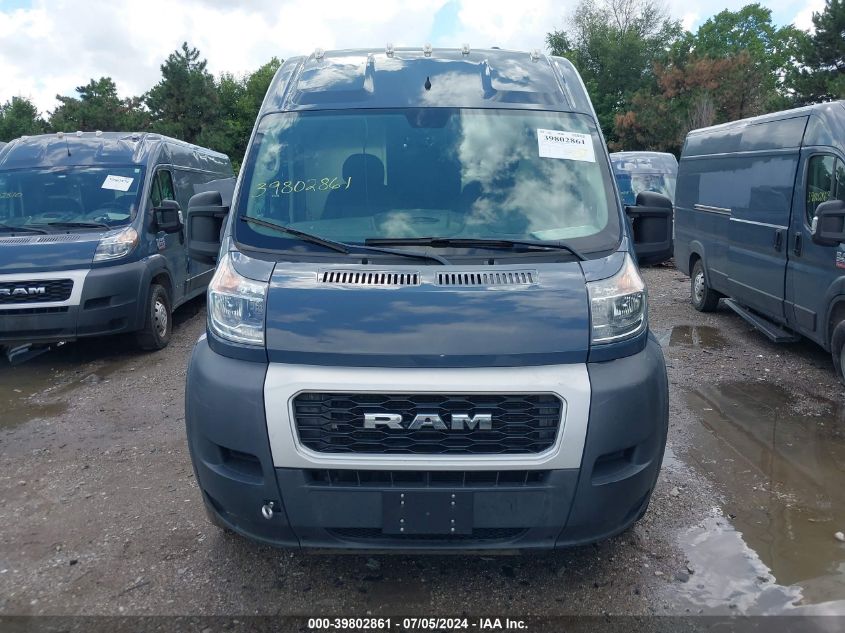 2019 Ram Promaster 3500 Cargo Van High Roof 159 Wb Ext VIN: 3C6URVJG8KE544117 Lot: 39802861