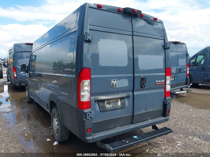 2019 Ram Promaster 3500 Cargo Van High Roof 159 Wb Ext VIN: 3C6URVJG6KE544794 Lot: 39802863