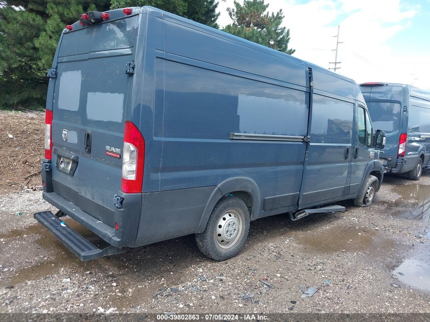 2019 Ram Promaster 3500 Cargo Van High Roof 159 Wb Ext VIN: 3C6URVJG6KE544794 Lot: 39802863