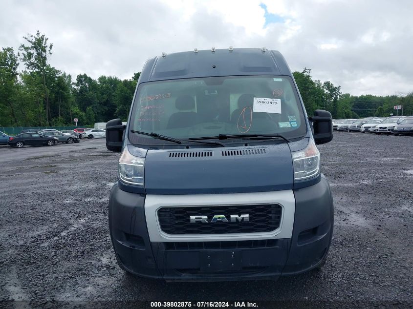 2020 Ram Promaster 3500 Cargo Van High Roof 159 Wb Ext VIN: 3C6URVJG8LE124939 Lot: 39802875