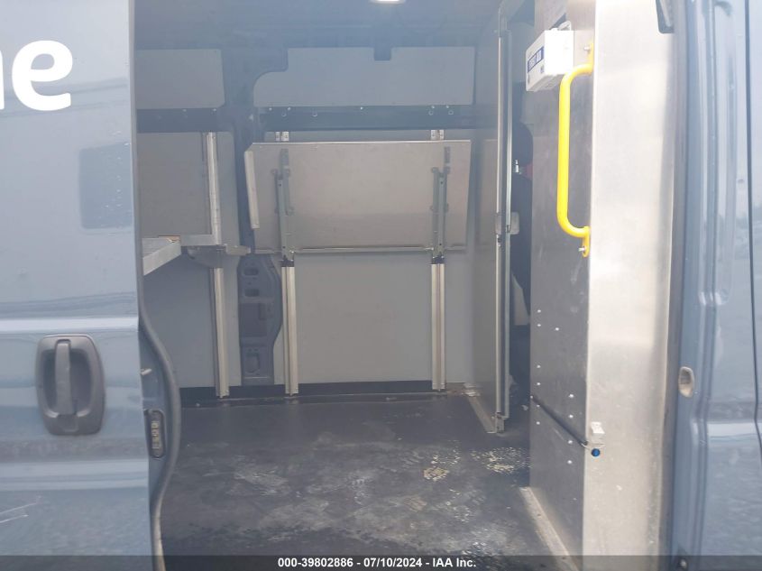 2021 Ram Promaster 3500 Cargo Van High Roof 159 Wb Ext VIN: 3C6MRVJG9ME563150 Lot: 39802886