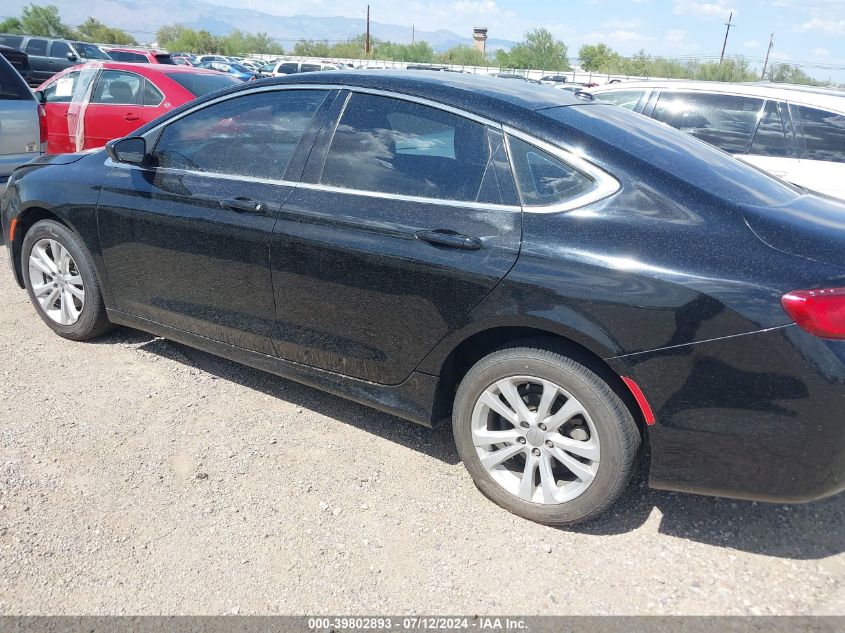 2015 Chrysler 200 Limited VIN: 1C3CCCAB9FN650628 Lot: 39802893