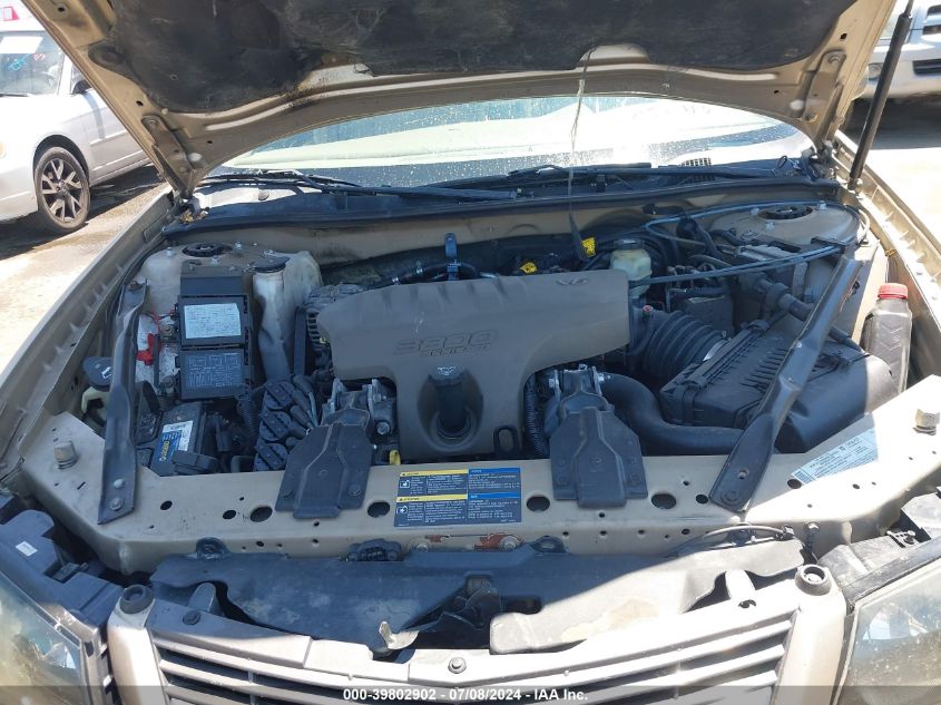 2005 Chevrolet Impala Ls VIN: 2G1WH52KX59211999 Lot: 39802902