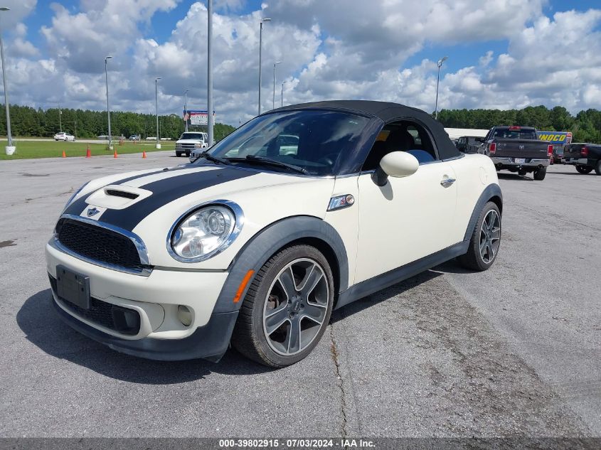 2013 Mini Roadster Cooper S VIN: WMWSY3C57DT144558 Lot: 39802915