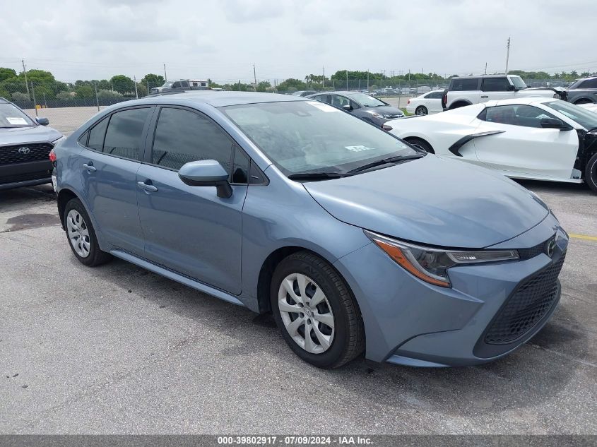 VIN JTDEPMAE0N3023075 2022 TOYOTA COROLLA LE
