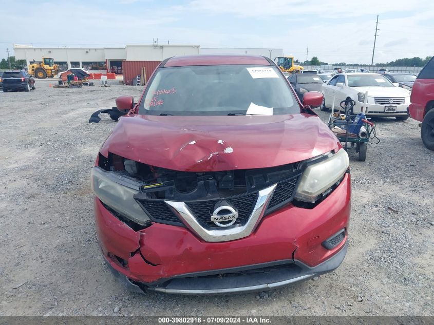 2016 Nissan Rogue S/Sl/Sv VIN: 5N1AT2MT3GC745163 Lot: 39802918