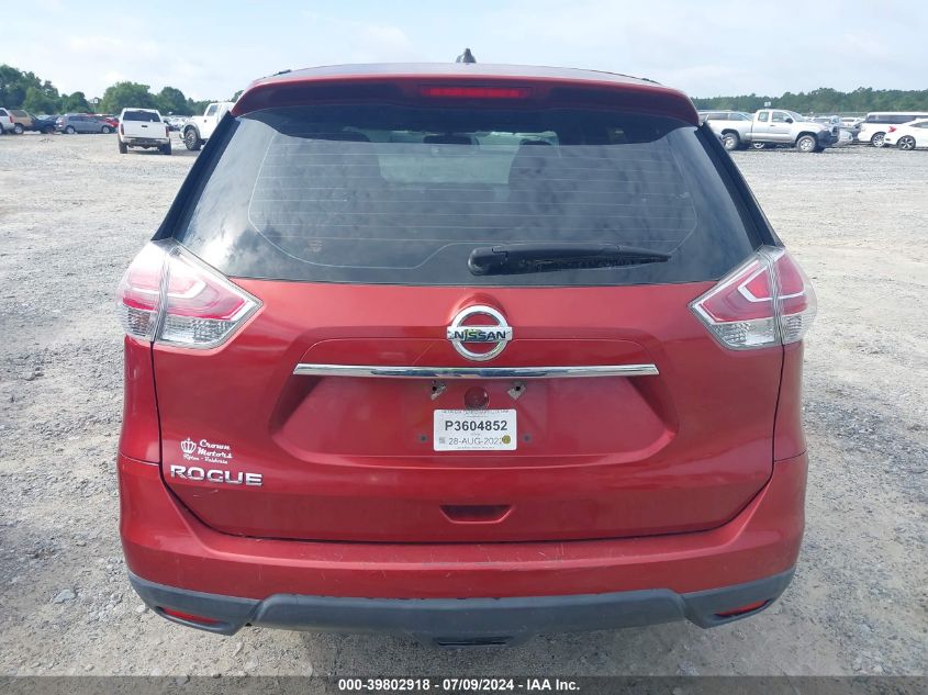 2016 Nissan Rogue S/Sl/Sv VIN: 5N1AT2MT3GC745163 Lot: 39802918