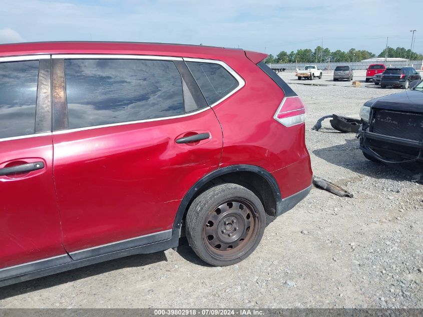 2016 Nissan Rogue S/Sl/Sv VIN: 5N1AT2MT3GC745163 Lot: 39802918