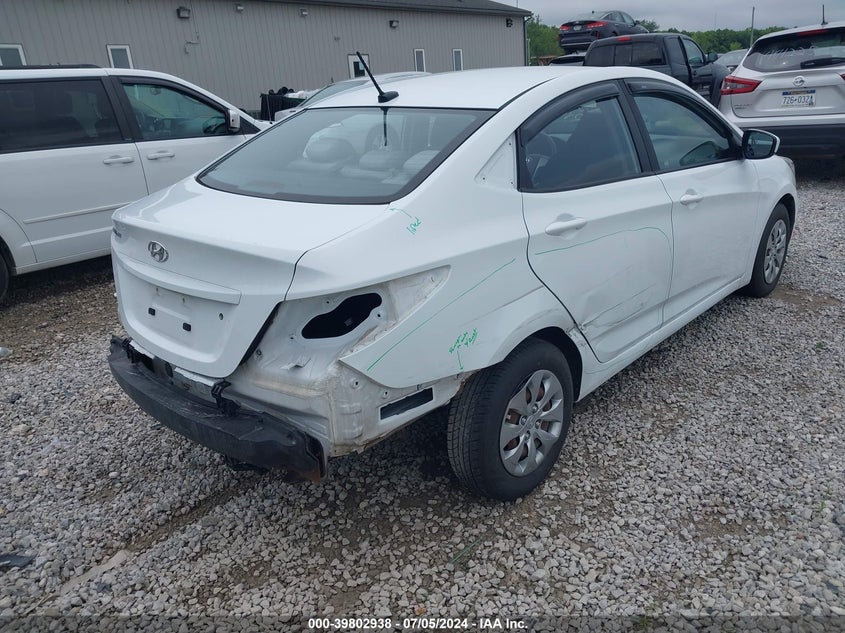 2017 Hyundai Accent Se VIN: KMHCT4AE0HU273137 Lot: 39802938