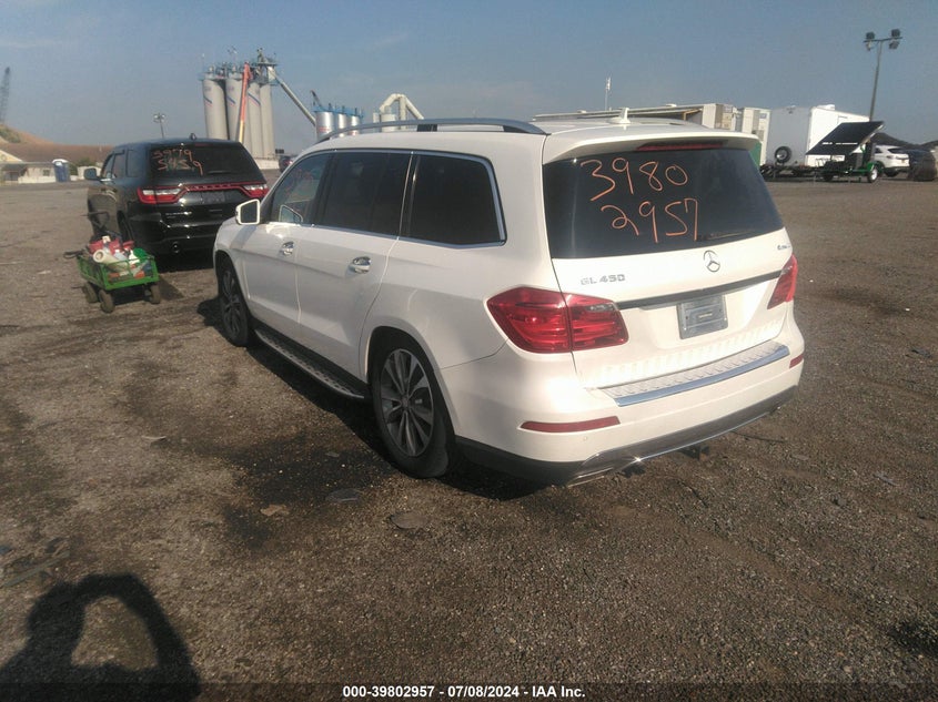 2015 Mercedes-Benz Gl 450 450 4Matic VIN: 4JGDF6EE1FA468650 Lot: 39802957