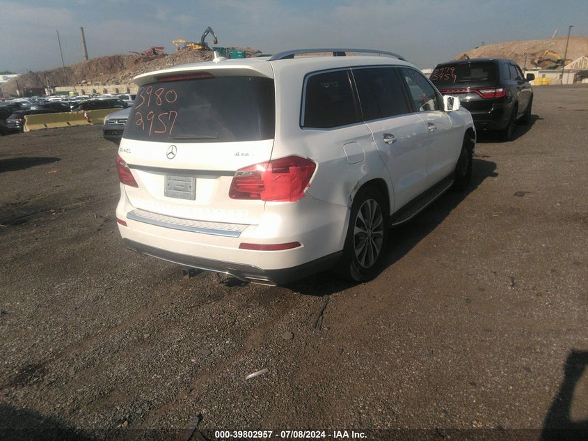 2015 Mercedes-Benz Gl 450 450 4Matic VIN: 4JGDF6EE1FA468650 Lot: 39802957