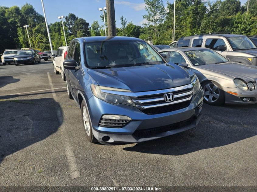 2016 Honda Pilot VIN: 5FNYF5H16GB048206 Lot: 39802971