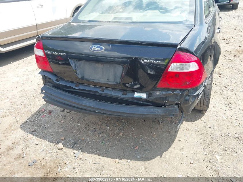2007 Ford Five Hundred Limited VIN: 1FAHP251X7G147008 Lot: 39802973