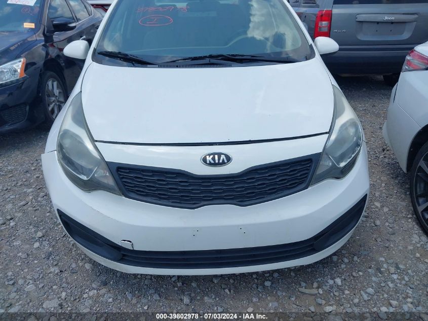 2015 Kia Rio Lx VIN: KNADM4A31F6432847 Lot: 39802978