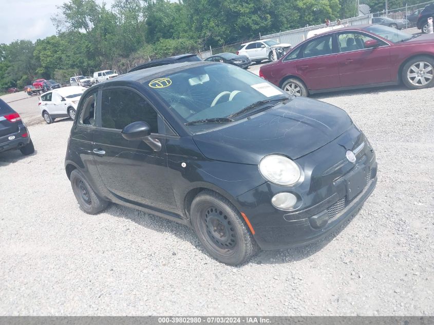 2012 Fiat 500 Pop VIN: 3C3CFFAR2CT330214 Lot: 39802980