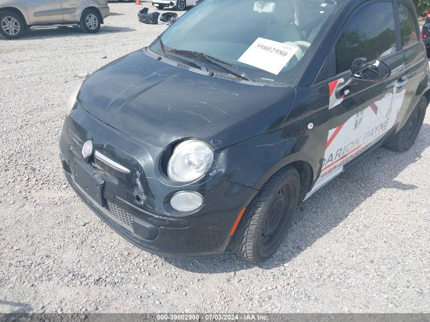 2012 Fiat 500 Pop VIN: 3C3CFFAR2CT330214 Lot: 39802980