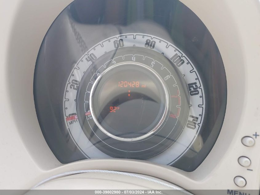 2012 Fiat 500 Pop VIN: 3C3CFFAR2CT330214 Lot: 39802980