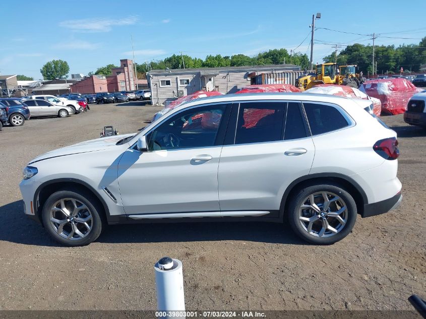 2024 BMW X3 xDrive30I VIN: 5UX53DP07R9V31696 Lot: 39803001