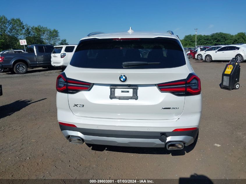 2024 BMW X3 xDrive30I VIN: 5UX53DP07R9V31696 Lot: 39803001