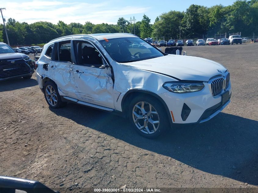 2024 BMW X3 xDrive30I VIN: 5UX53DP07R9V31696 Lot: 39803001