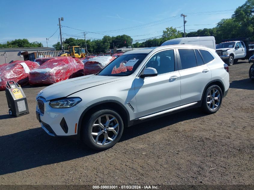 2024 BMW X3 xDrive30I VIN: 5UX53DP07R9V31696 Lot: 39803001