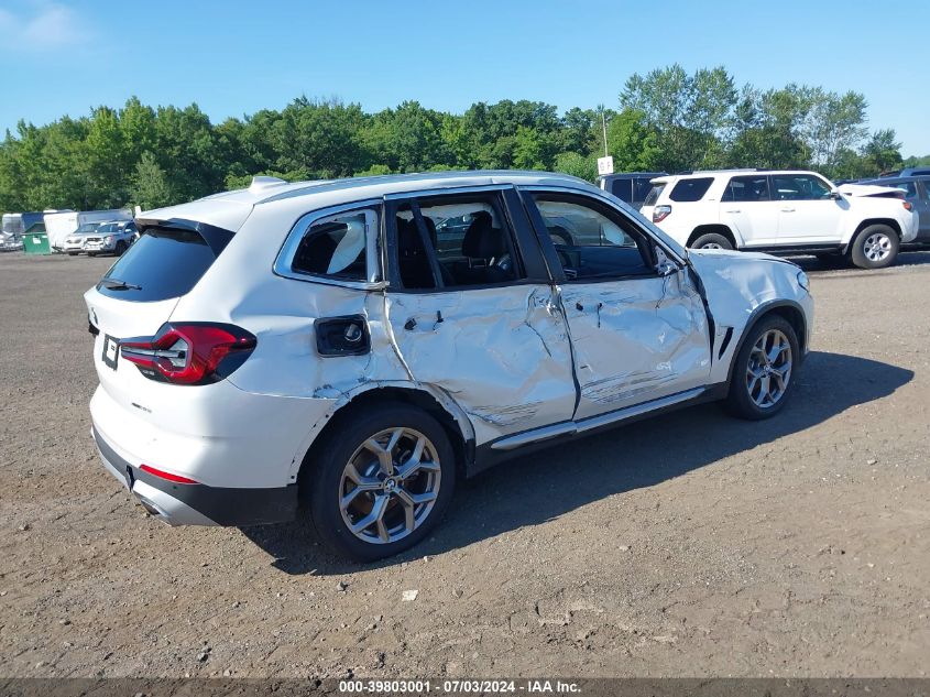 2024 BMW X3 xDrive30I VIN: 5UX53DP07R9V31696 Lot: 39803001