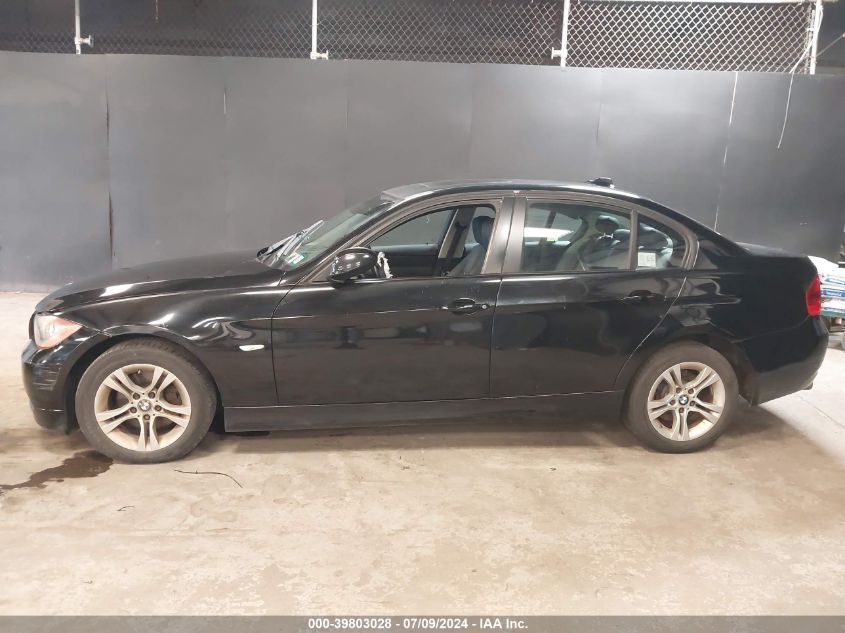 2008 BMW 328Xi VIN: WBAVC93588K041644 Lot: 39803028