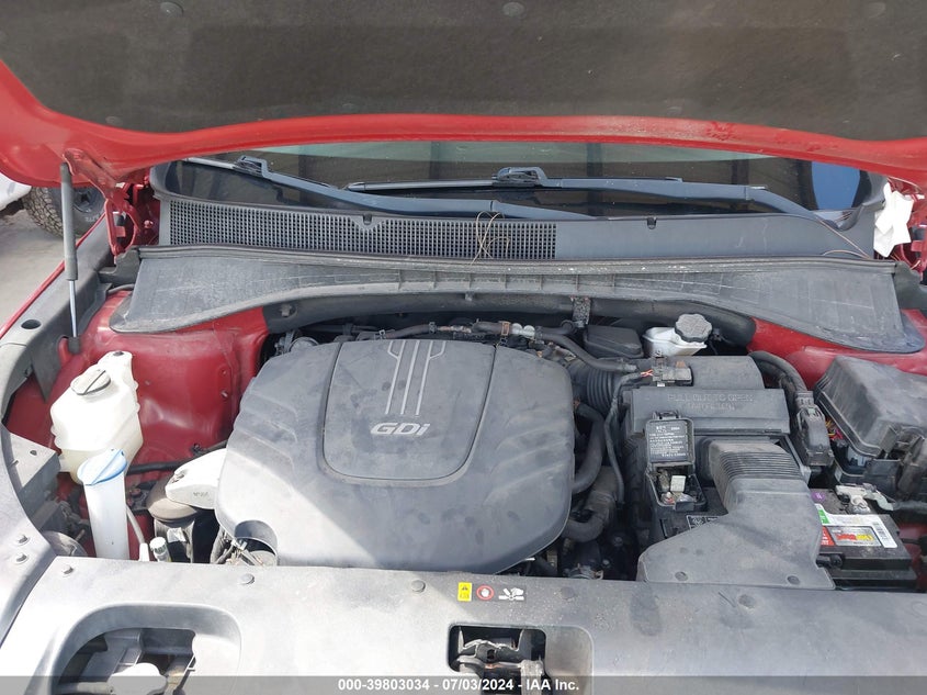 2017 Kia Sorento 3.3L Lx VIN: 5XYPGDA51HG248016 Lot: 39803034