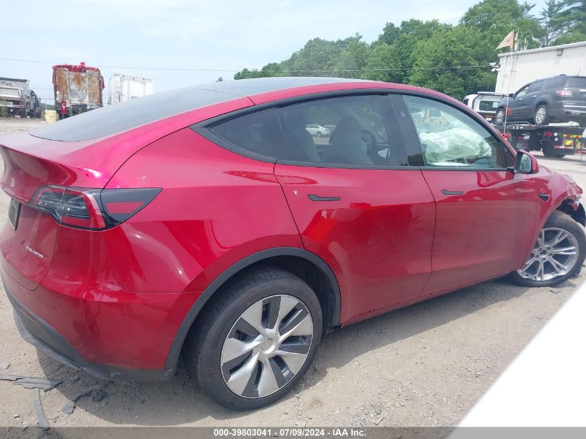 2024 Tesla Model Y Long Range Dual Motor All-Wheel Drive VIN: 7SAYGDEE7RA261036 Lot: 39803041