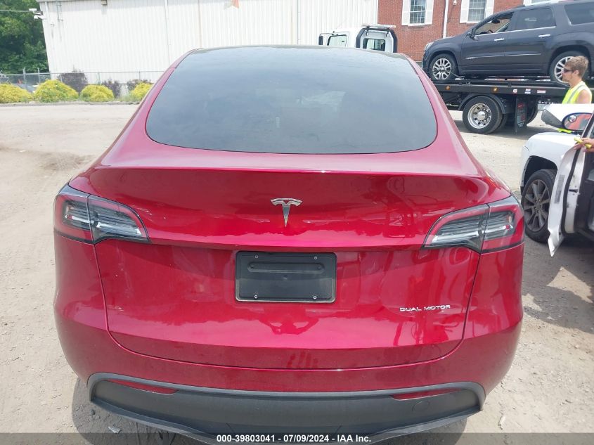 2024 Tesla Model Y Long Range Dual Motor All-Wheel Drive VIN: 7SAYGDEE7RA261036 Lot: 39803041