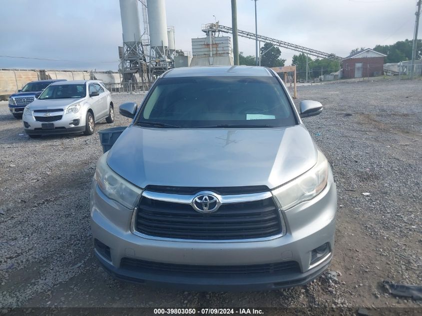 2015 Toyota Highlander Le/Le Plus VIN: 5TDZKRFH7FS049804 Lot: 39803050