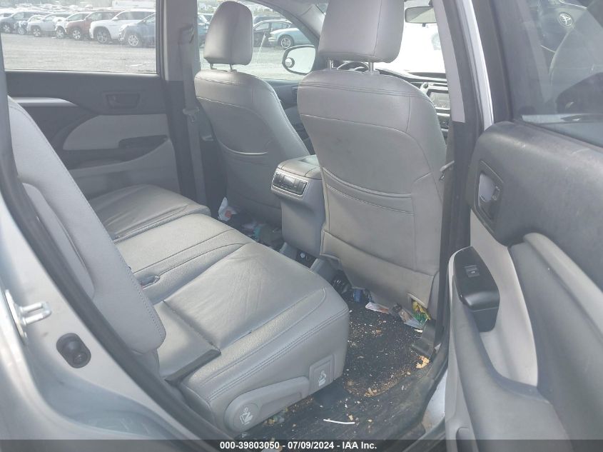 2015 Toyota Highlander Le/Le Plus VIN: 5TDZKRFH7FS049804 Lot: 39803050