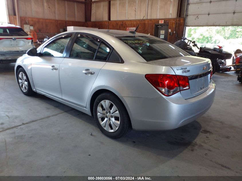 2013 Chevrolet Cruze Ls Auto VIN: 1G1PA5SG8D7102834 Lot: 39803056