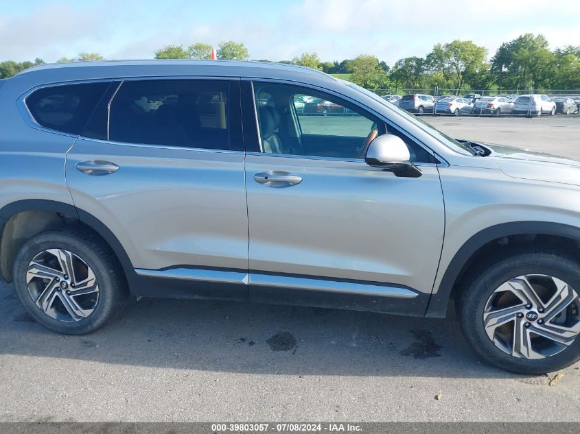 2021 Hyundai Santa Fe Sel VIN: 5NMS2DAJ0MH368685 Lot: 39803057