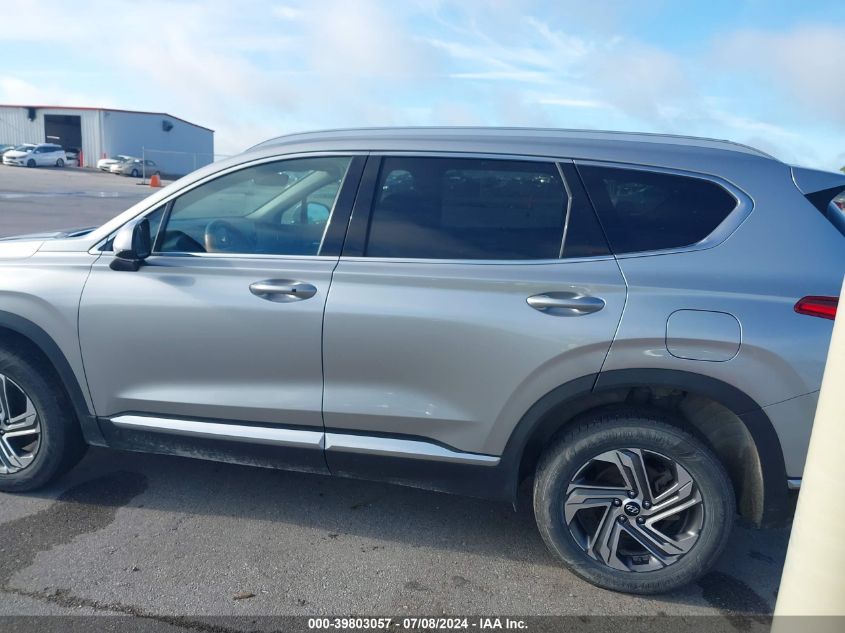 2021 Hyundai Santa Fe Sel VIN: 5NMS2DAJ0MH368685 Lot: 39803057