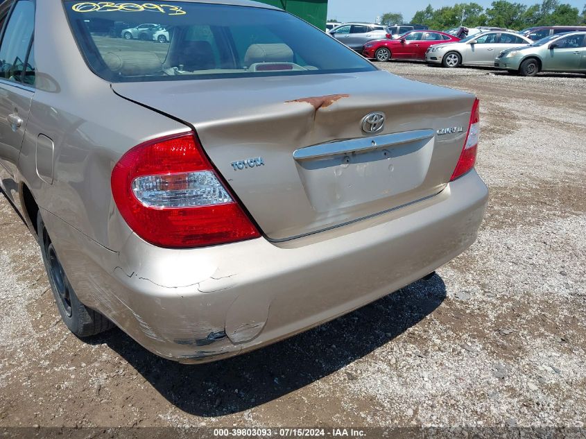 2002 Toyota Camry Le VIN: 4T1BE32K32U531808 Lot: 39803093