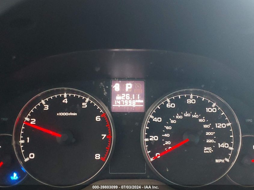 2013 Subaru Outback 2.5I Premium VIN: 4S4BRBCC5D3300732 Lot: 39803099