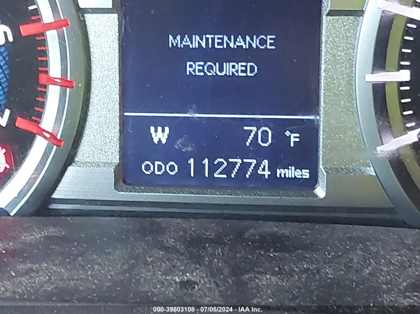 2015 Toyota 4Runner Sr5 VIN: JTEBU5JR5F5274471 Lot: 39803108