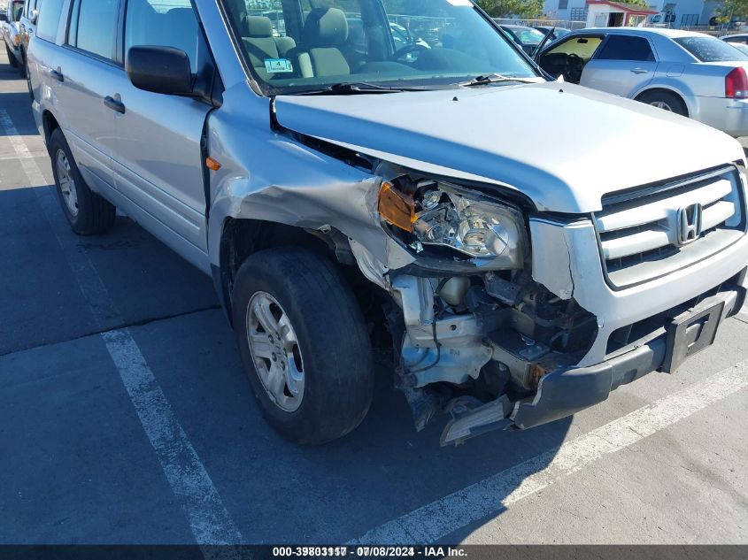 2HKYF18117H512738 2007 Honda Pilot Lx