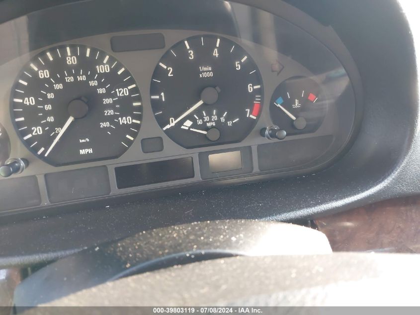 2003 BMW 325I VIN: WBAET37423NJ39266 Lot: 39803119