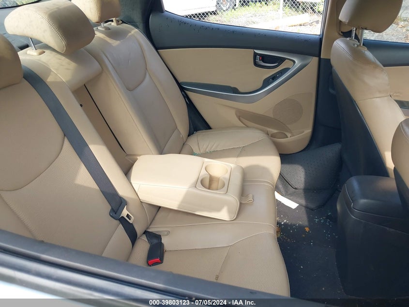 2012 Hyundai Elantra Limited (Ulsan Plant) VIN: KMHDH4AE3CU202500 Lot: 39803123