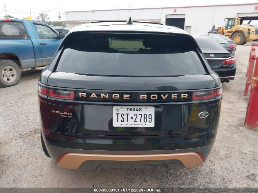 2018 Land Rover Range Rover Velar P250 Se R-Dynamic VIN: SALYL2RX2JA727912 Lot: 39803151