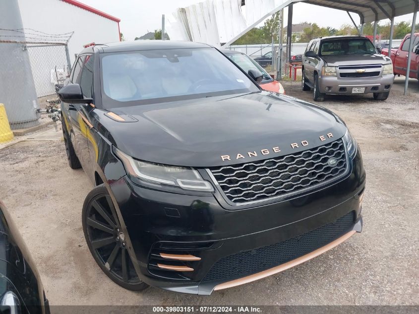 2018 Land Rover Range Rover Velar P250 Se R-Dynamic VIN: SALYL2RX2JA727912 Lot: 40697181