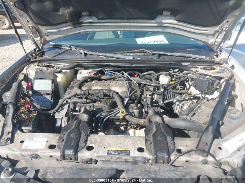 2002 Chevrolet Impala VIN: 2G1WF52E929109167 Lot: 39803154