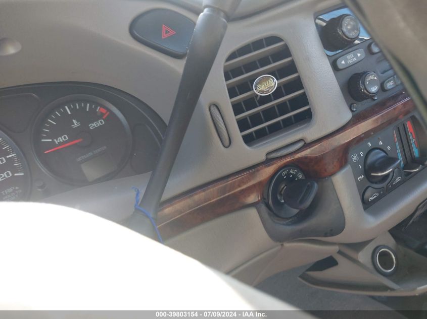 2002 Chevrolet Impala VIN: 2G1WF52E929109167 Lot: 39803154