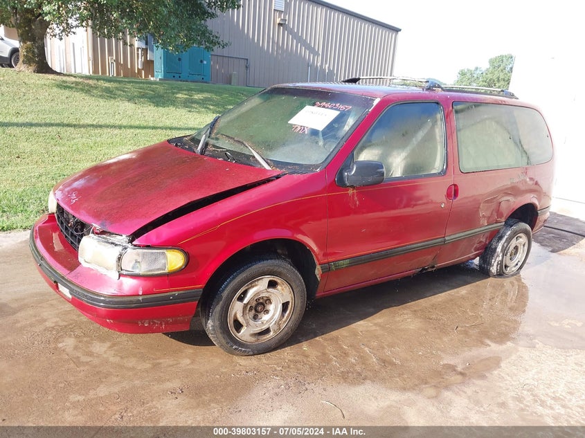 1993 Mercury Villager VIN: 4M2DV11W0PDJ14041 Lot: 39803157